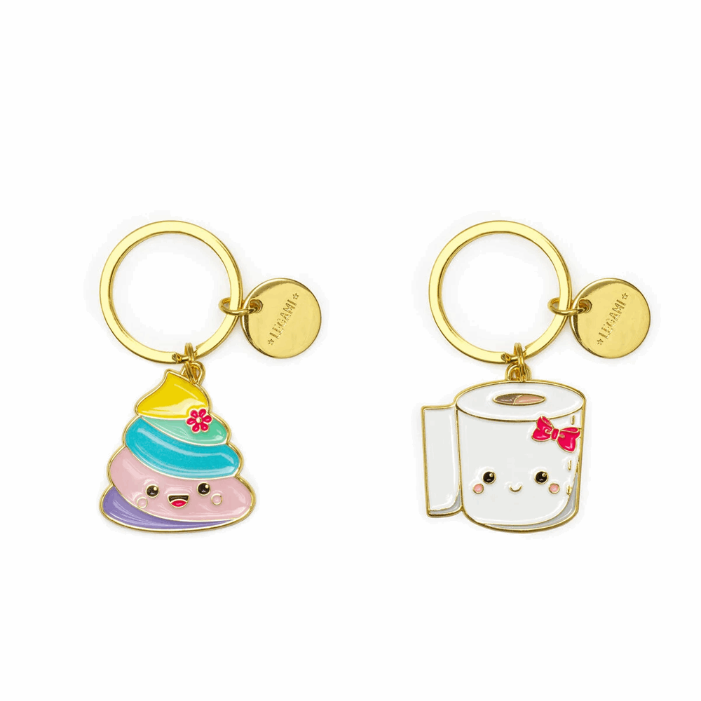 LEGAMI EKR0007 WHAT A KEY RING SET OF 2 - POO