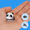 LEGAMI MTP0002 PIN YOUR STYLE! - ENAMEL METAL PIN - PANDA