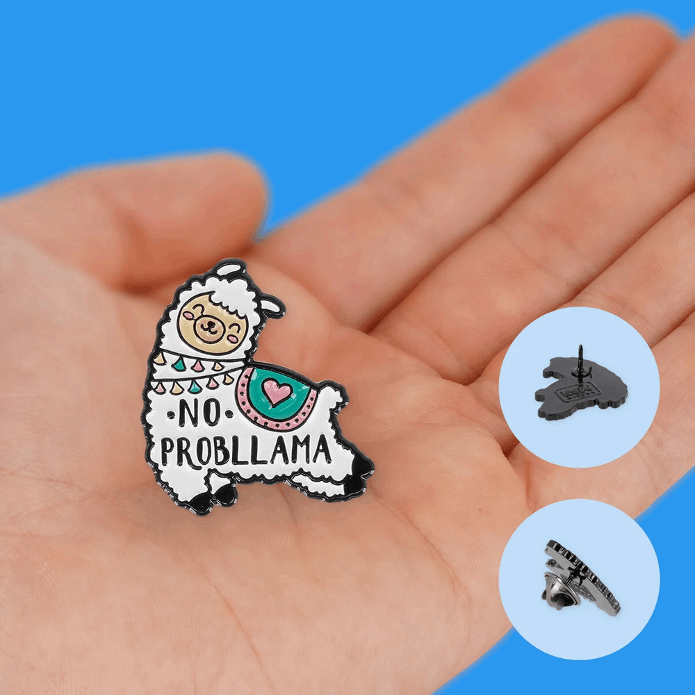 LEGAMI MTP0003 PIN YOUR STYLE! - ENAMEL METAL PIN - LLAMA