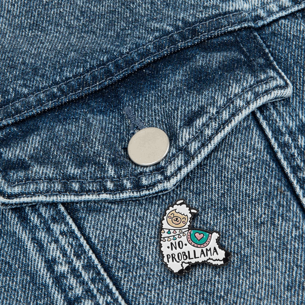 LEGAMI MTP0003 PIN YOUR STYLE! - ENAMEL METAL PIN - LLAMA