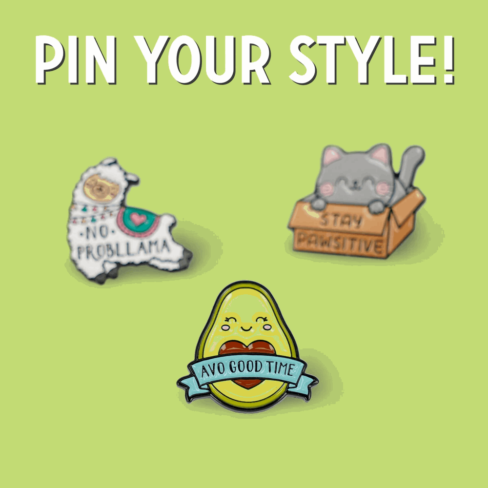 LEGAMI MTP0004 PIN YOUR STYLE! - ENAMEL METAL PIN - AVOCADO