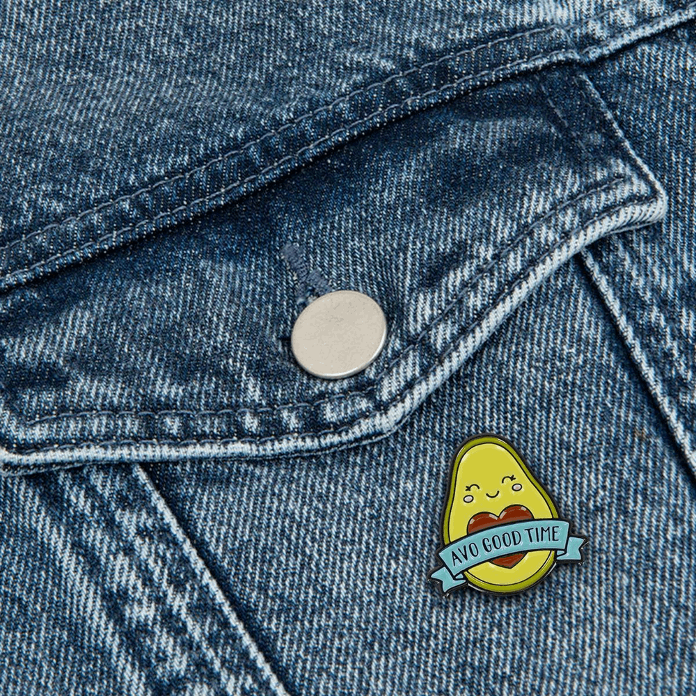 LEGAMI MTP0004 PIN YOUR STYLE! - ENAMEL METAL PIN - AVOCADO
