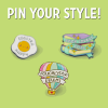 LEGAMI MTP0006 PIN YOUR STYLE! - ENAMEL METAL PIN - AIR BALLOON