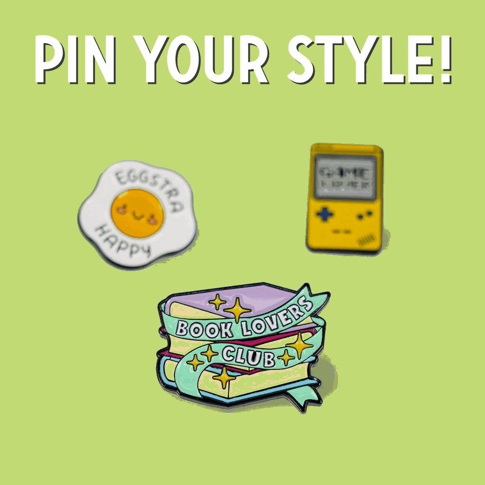 LEGAMI MTP0007 PIN YOUR STYLE! - ENAMEL METAL PIN - BOOK LOVER