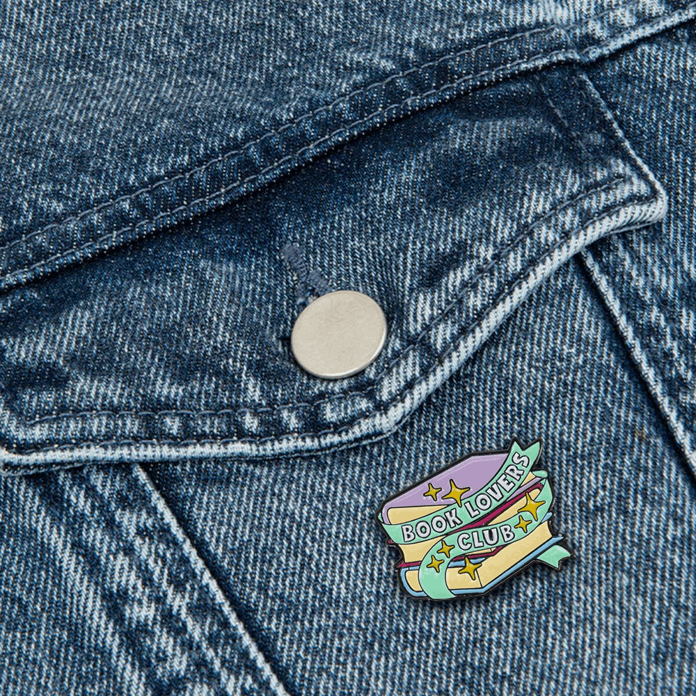 LEGAMI MTP0007 PIN YOUR STYLE! - ENAMEL METAL PIN - BOOK LOVER