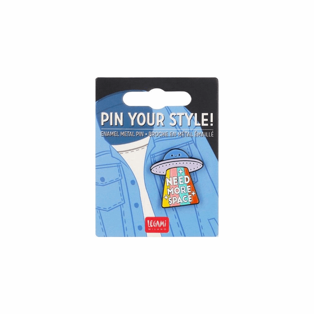 LEGAMI MTP0008 PIN YOUR STYLE! - ENAMEL METAL PIN - SPACE