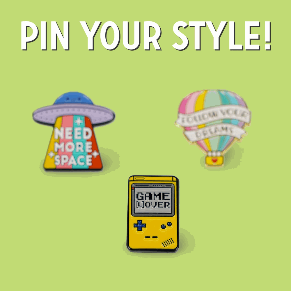 LEGAMI MTP0009 PIN YOUR STYLE! - ENAMEL METAL PIN - GAME LOVER