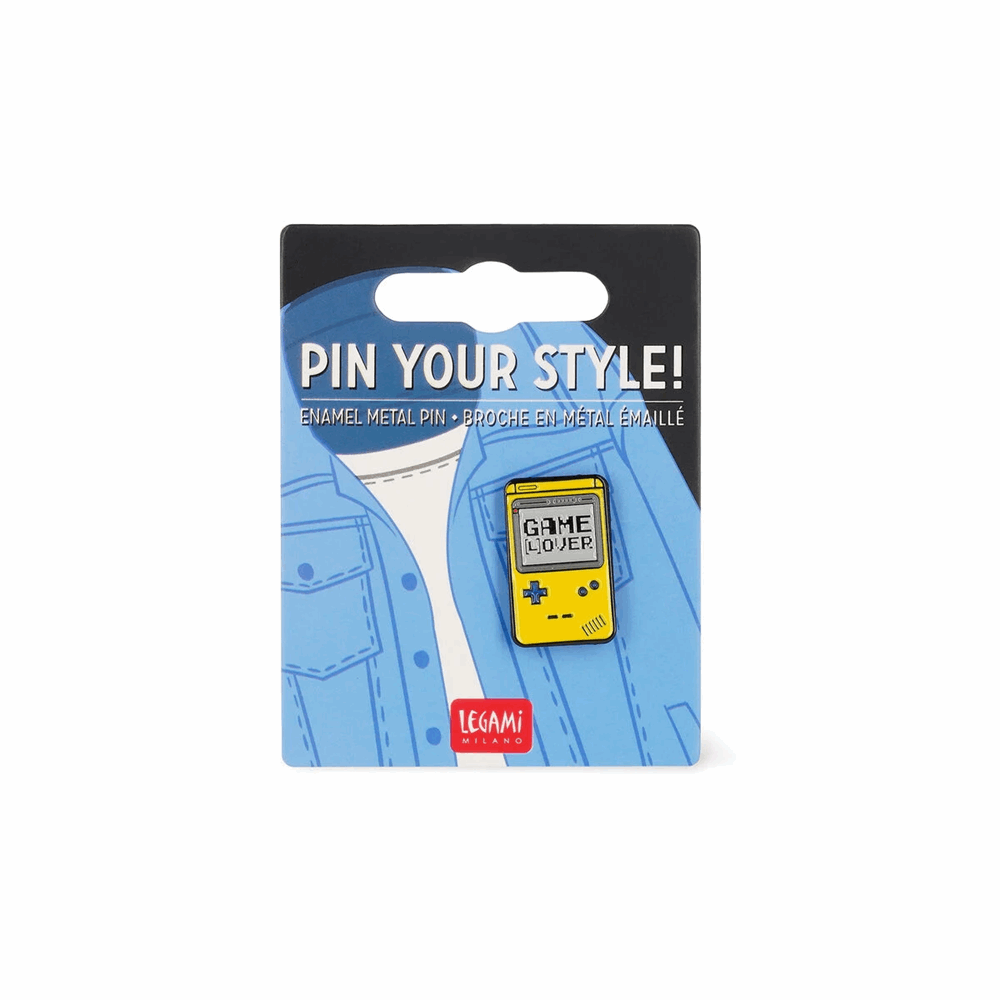 LEGAMI MTP0009 PIN YOUR STYLE! - ENAMEL METAL PIN - GAME LOVER