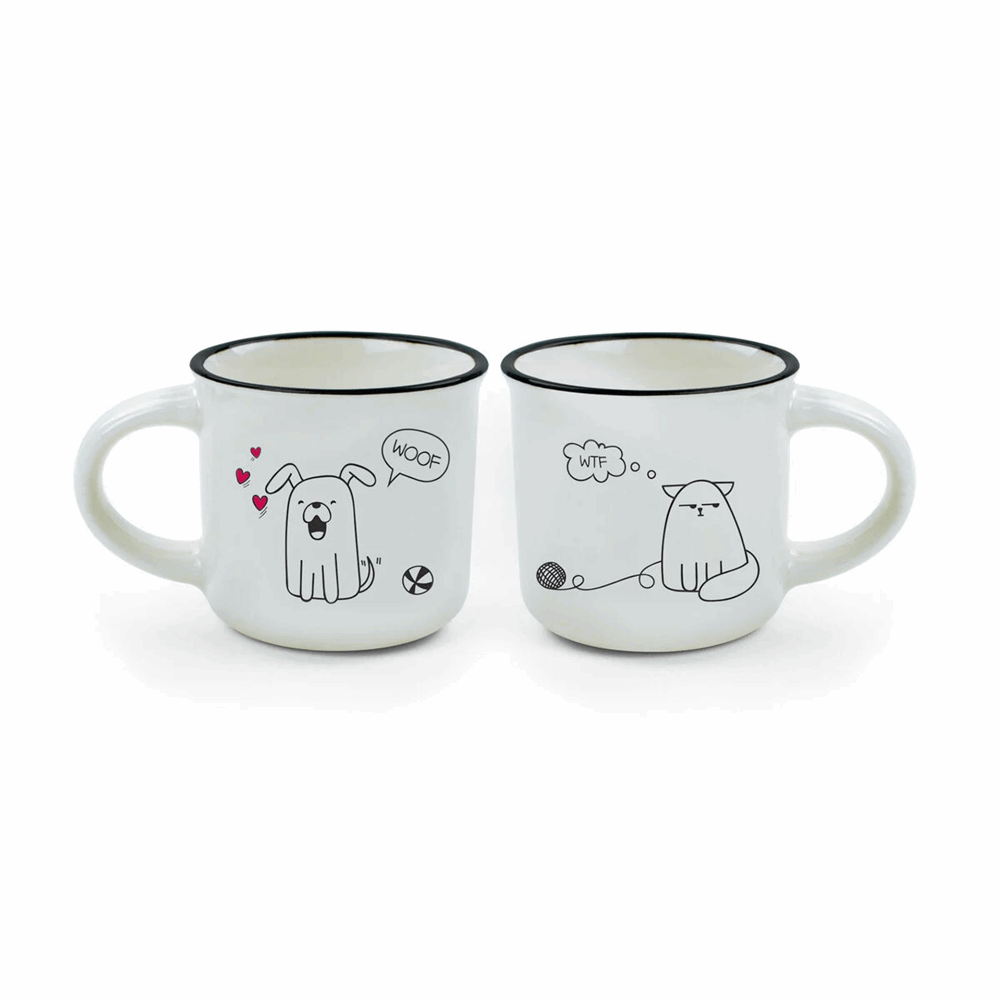 LEGAMI MM0009 SET2 ΚΟΥΠΕΣ ESPRESSO DOGS & CAT
