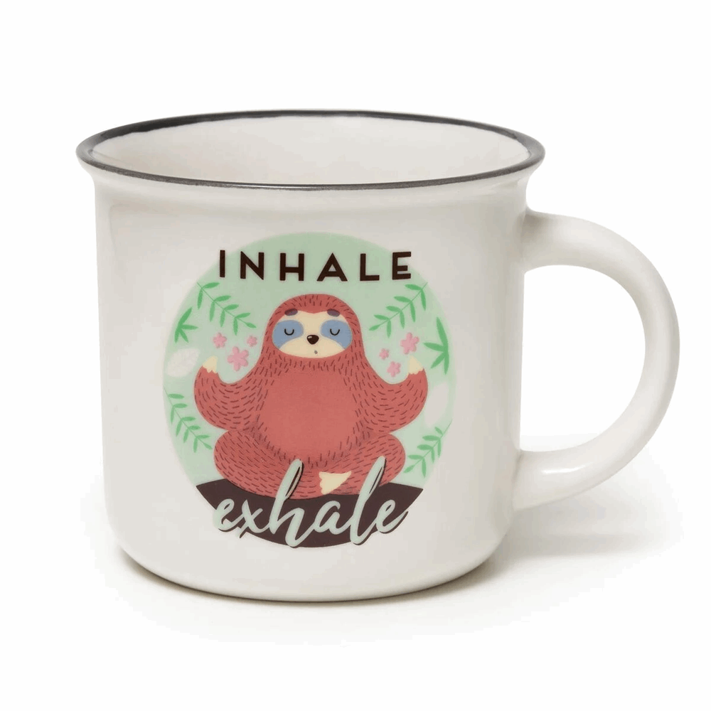LEGAMI CUP0055 TAKE A BREAK CUP-PUCCINO MUG INHALE