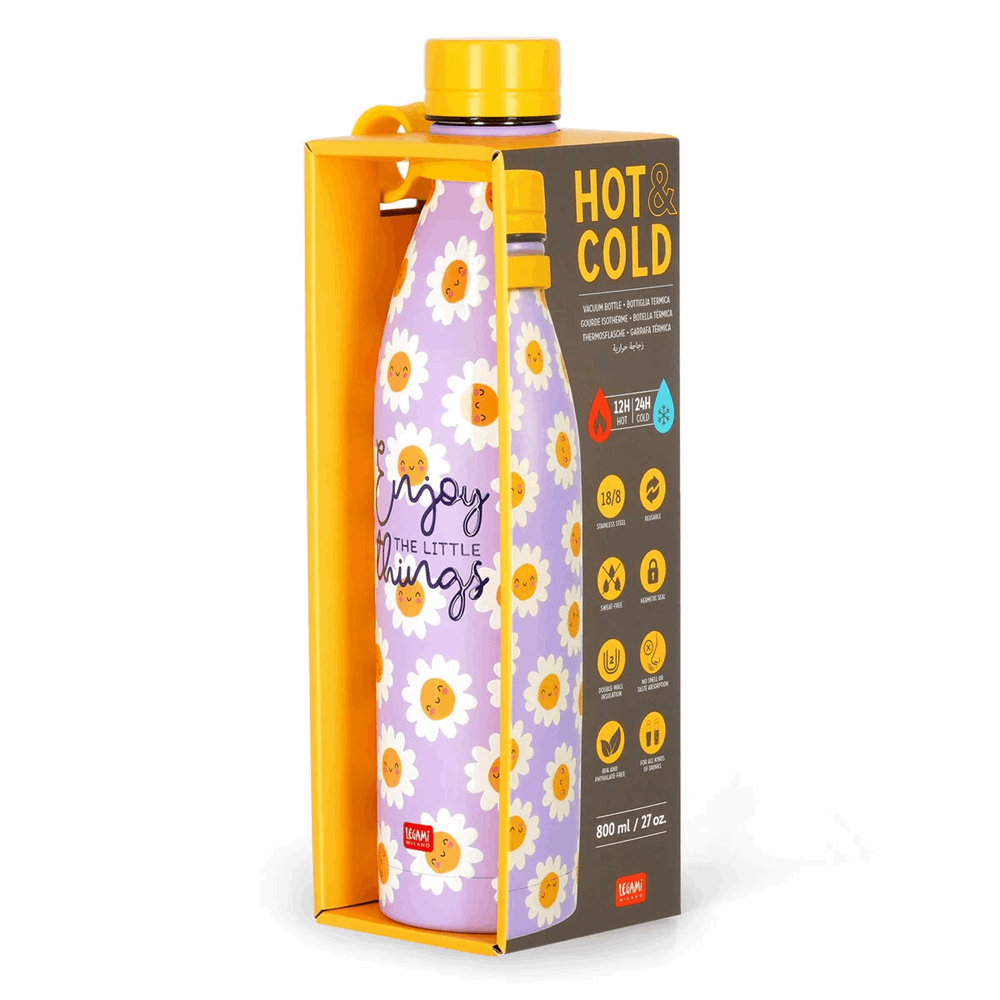 LEGAMI SSBL0009 VACUUM BOTTLE - HOT & COLD 800ml - DAISY
