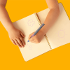 LEGAMI CLICK0027 TWO-COLOUR BALLPOINT PEN - CLICK&CLACK - KITTY
