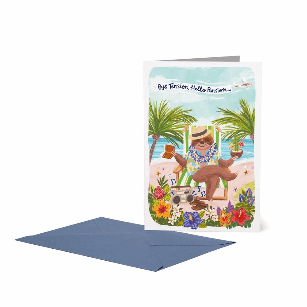 LEGAMI BG0808 LARGE GREETING CARD - MALE RETIREMEN