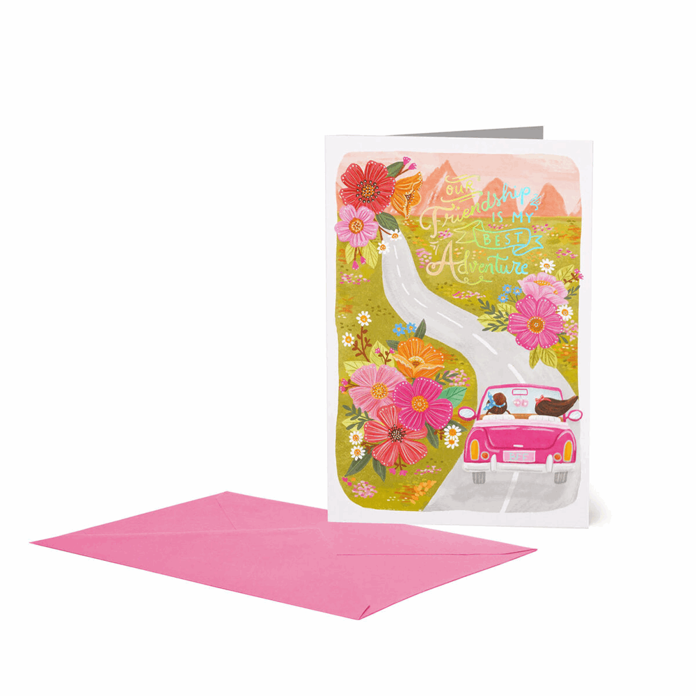 LEGAMI BG0814 LARGE GREETING CARD - FRIENDSHIP CAR