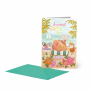 LEGAMI BG0815 LARGE GREETING CARD - BIRTHDAY BEACH
