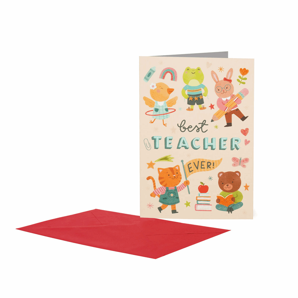 LEGAMI BG0819 LARGE GREETING CARD - BEST TEACHER