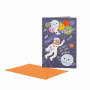 LEGAMI BG0828 LARGE GREETING CARD - SPACE BALLOONS