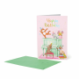 LEGAMI BG0837 LARGE GREETING CARD - PIANO CATS