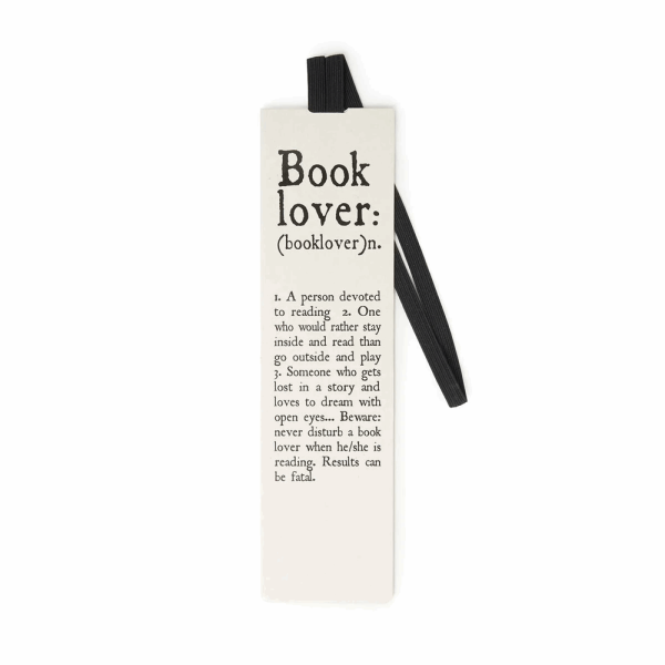 LEGAMI SE0166 BOOKLOVERS BOOKMARK WITH ELASTIC BAND - READ TO LIVE