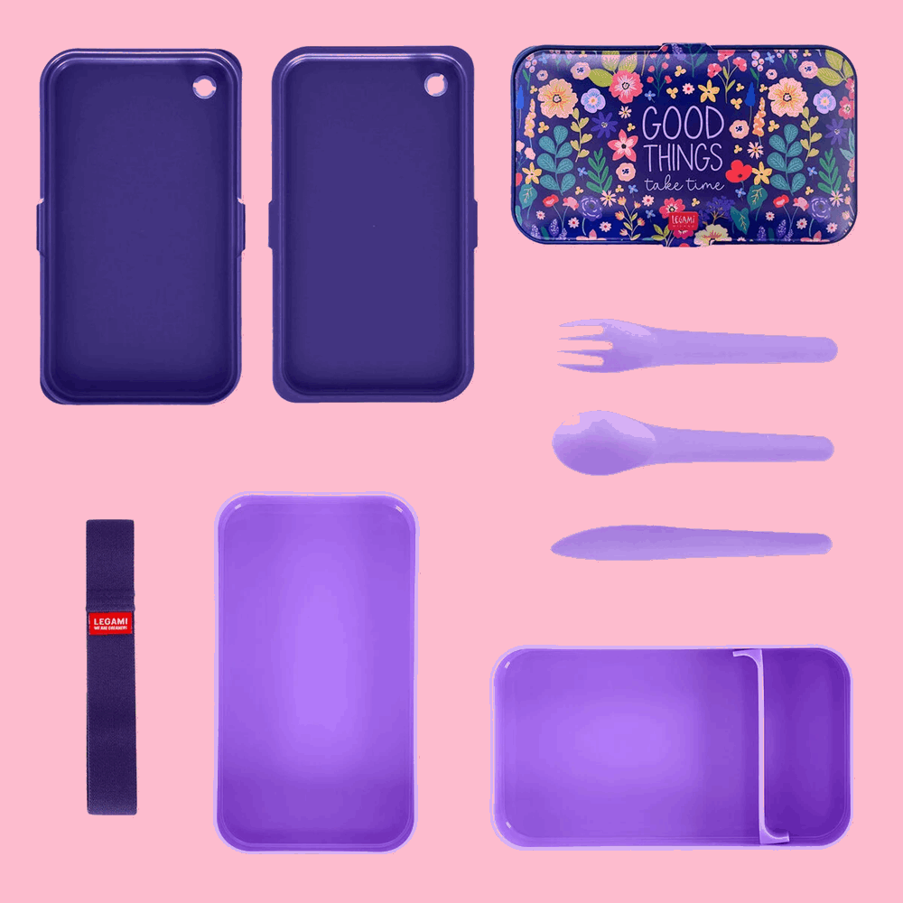 LEGAMI LBD0004 LUNCH BOX 1200 ml - FLOWERS
