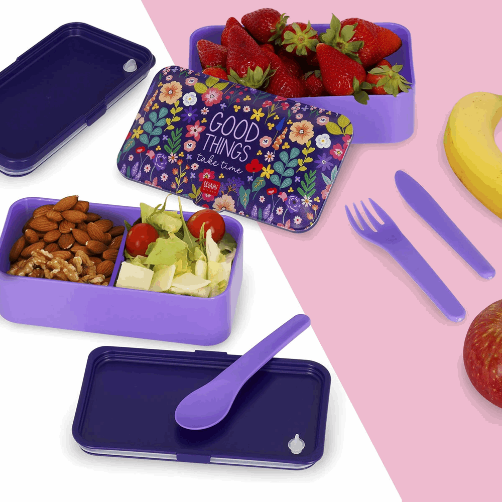 LEGAMI LBD0004 LUNCH BOX 1200 ml - FLOWERS