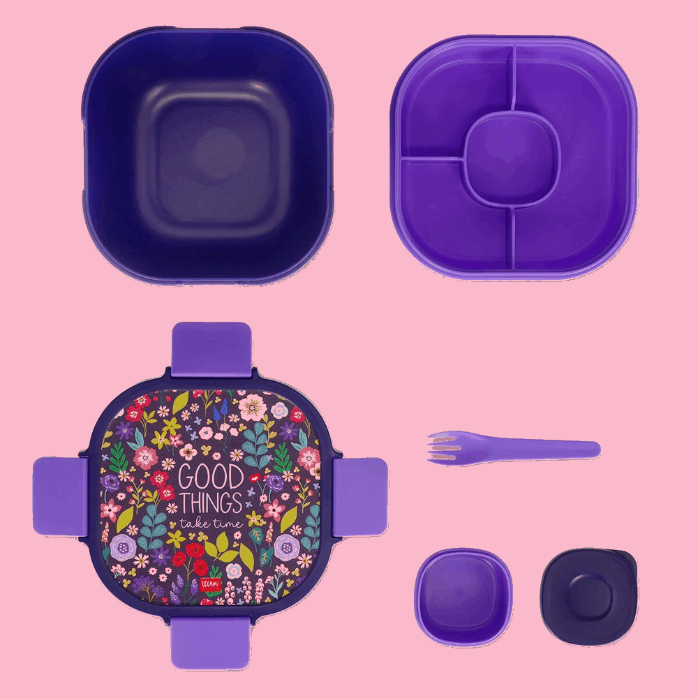 LEGAMI LBS0004 LUNCH BOX 1700 ml - FLOWERS