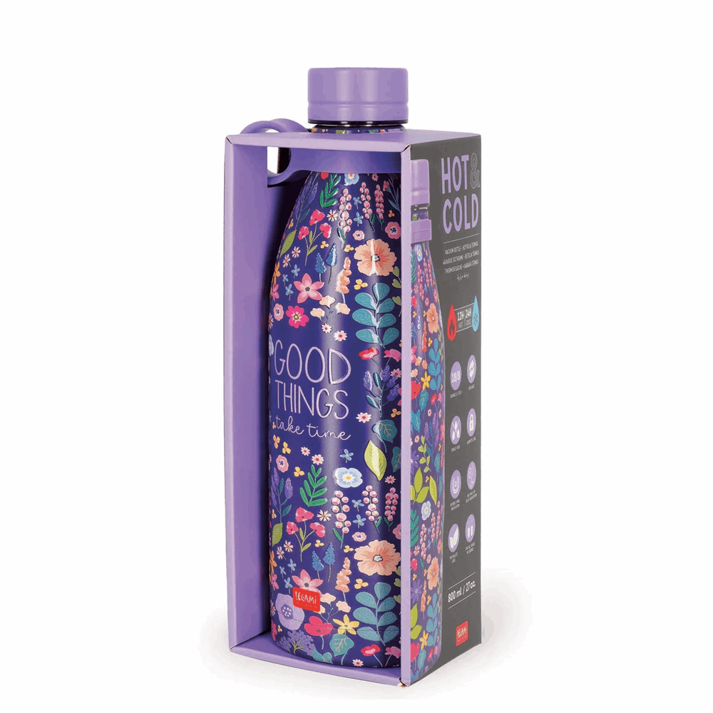 LEGAMI SSBL0010 VACUUM BOTTLE - HOT & COLD 800ml - FLOWERS