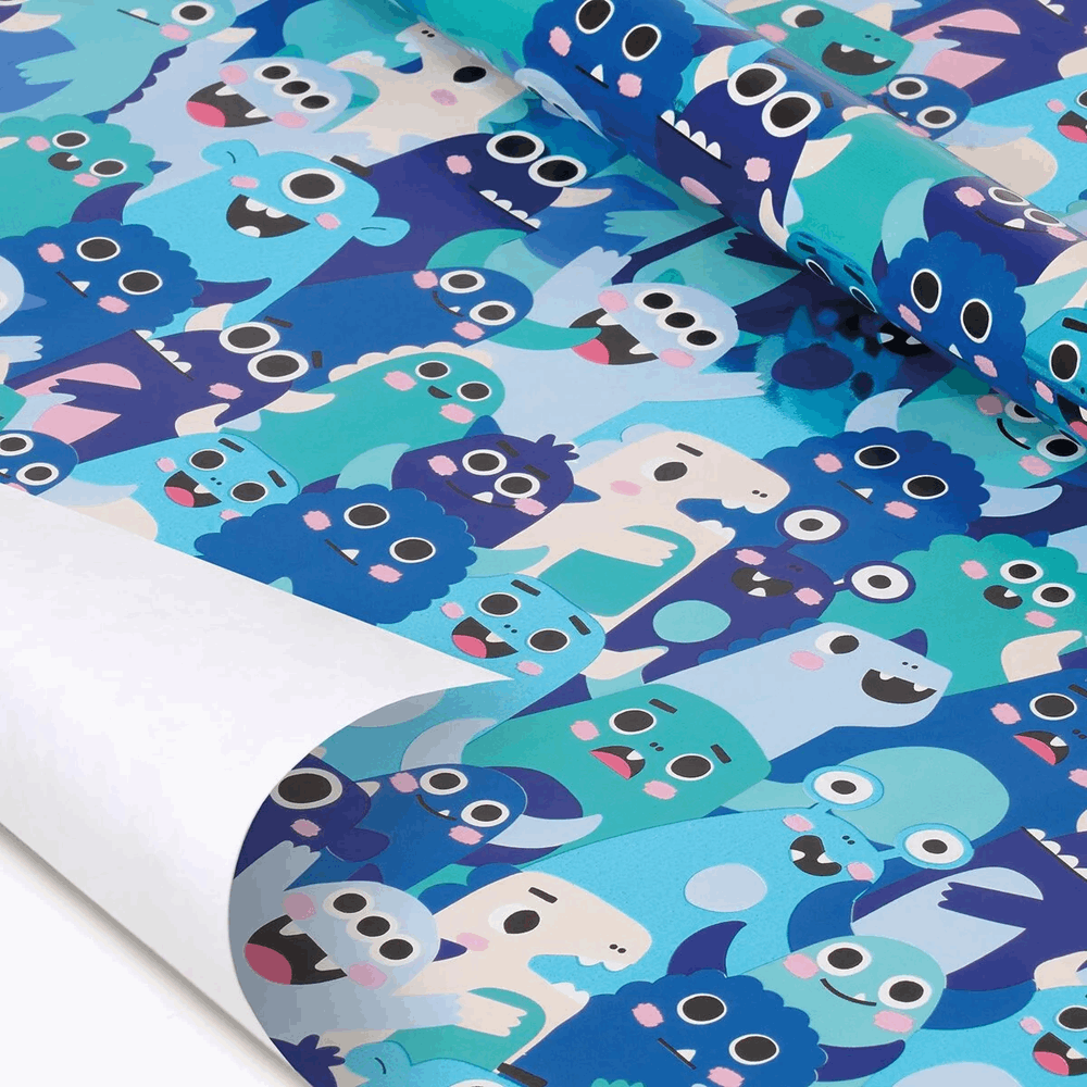 LEGAMI WRAP0040 WRAPPING PAPER - MONSTER