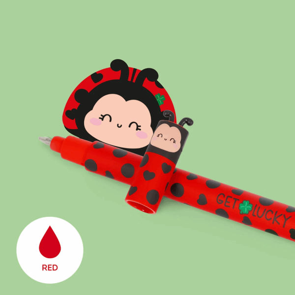 LEGAMI EP0074 ERASABLE GEL PEN - SECRET SPRING SUMMER 2026 1 - 0,7 MM - RED INK LADYBUG