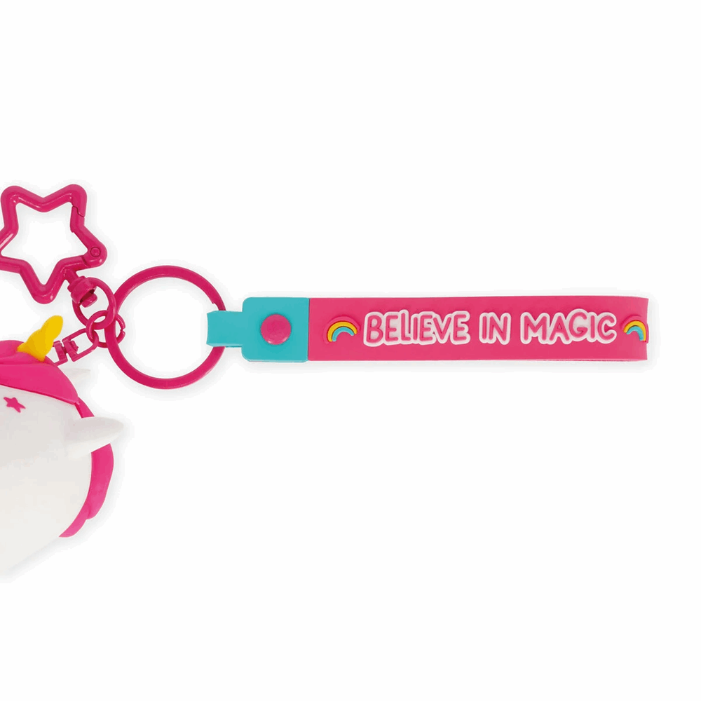 LEGAMI MKAW0003 MINI KAWAII - COIN PURSE WITH KEY RING - UNICORN
