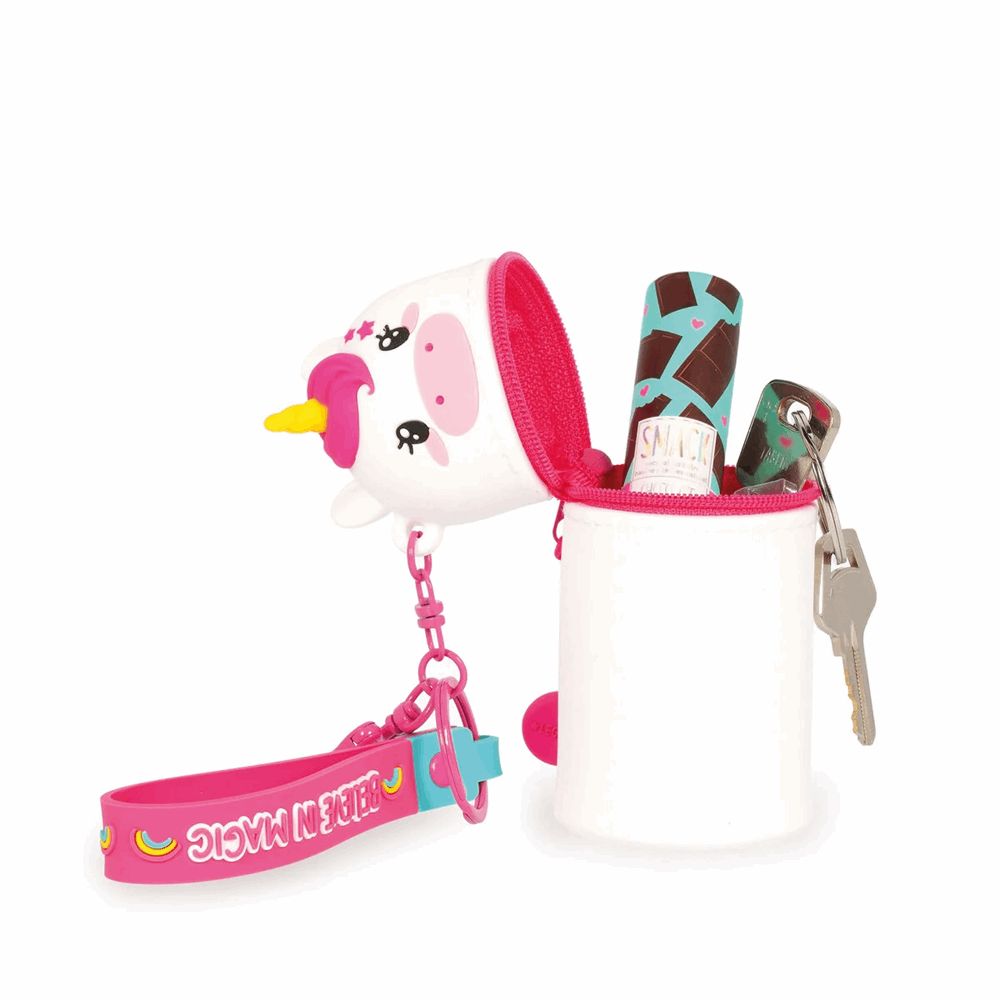 LEGAMI MKAW0003 MINI KAWAII - COIN PURSE WITH KEY RING - UNICORN