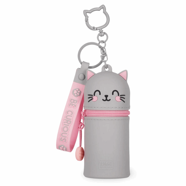 LEGAMI MKAW0004 MINI KAWAII - COIN PURSE WITH KEY RING - KITTY