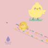 LEGAMI CPPSET2 Set of 2 Gel Pens with Animal Decoration - Lovely Friends - Hoppy Easter