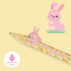 LEGAMI CPPSET2 Set of 2 Gel Pens with Animal Decoration - Lovely Friends - Hoppy Easter