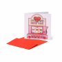 LEGAMI BQEL011 SMALL GREETING CARD - SLOT MACHINE - SLOT MACHINE