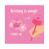 LEGAMI HPLKIT1 LIGHT-UP HEART BALLPOINT PEN - WRITING IS MAGIC - HEART