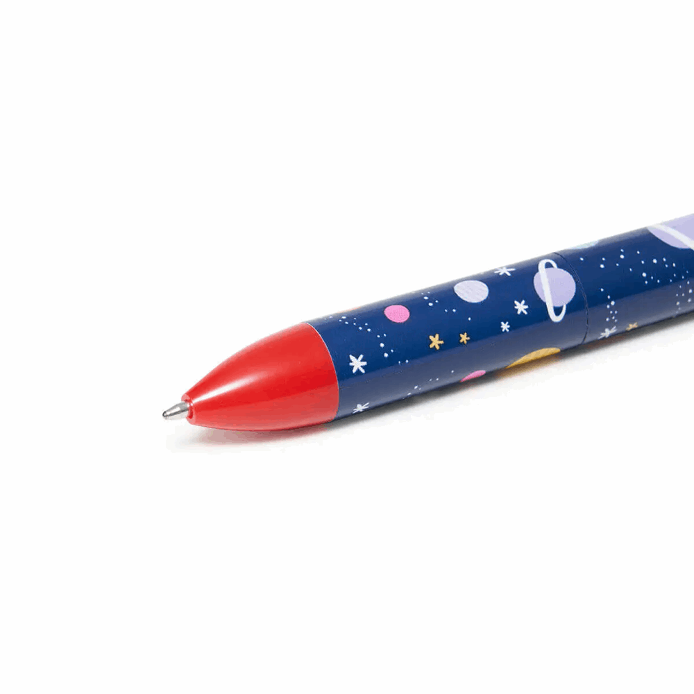 LEGAMI CLICKKIT23 ΣΤΥΛΟ CLICK & CLACK SPACE TWO COLOR BLUE/RED