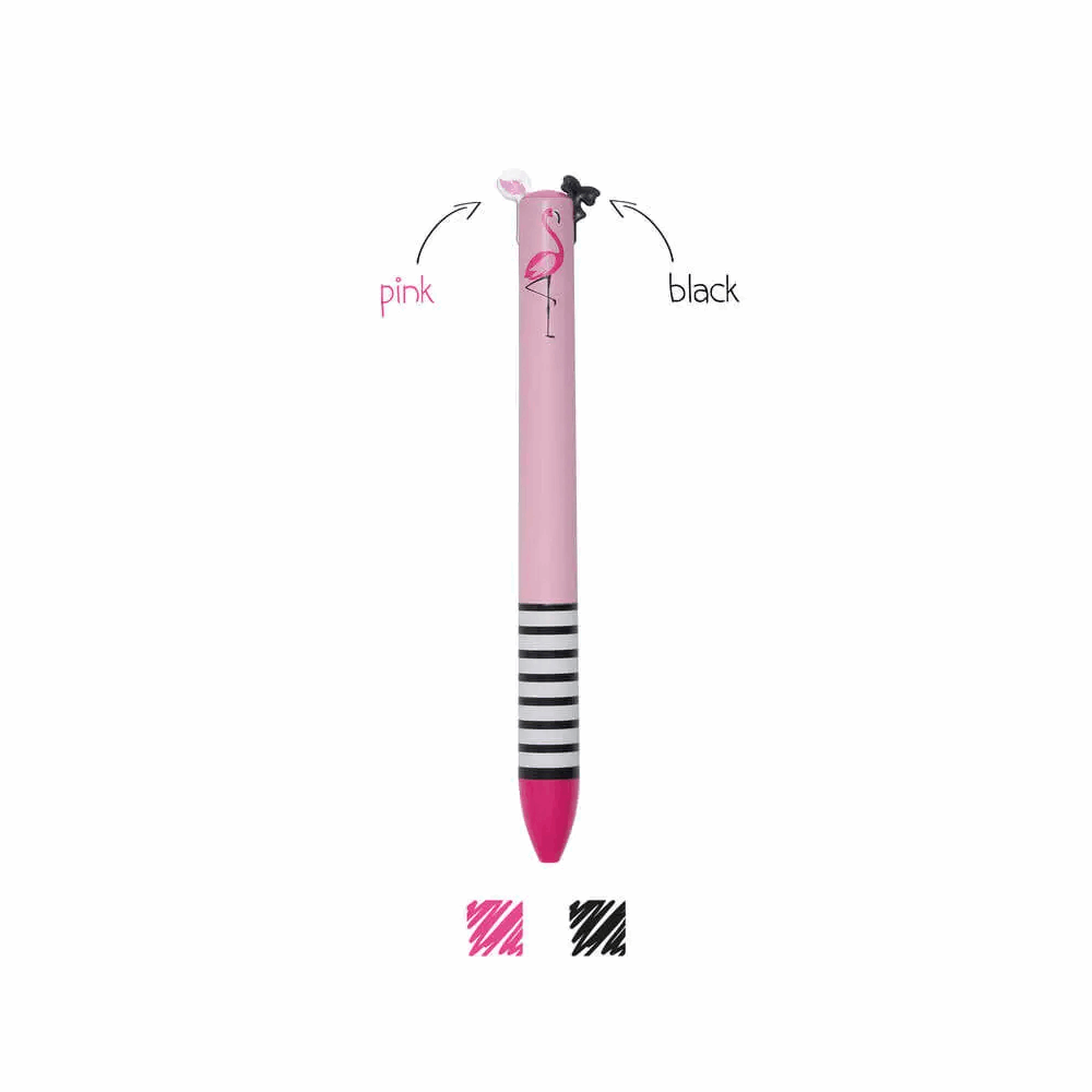 LEGAMI CLICKKIT16 ΣΤΥΛΟ CLICK & CLACK MISS FLAMINGO TWO COLOR BLACK/RED