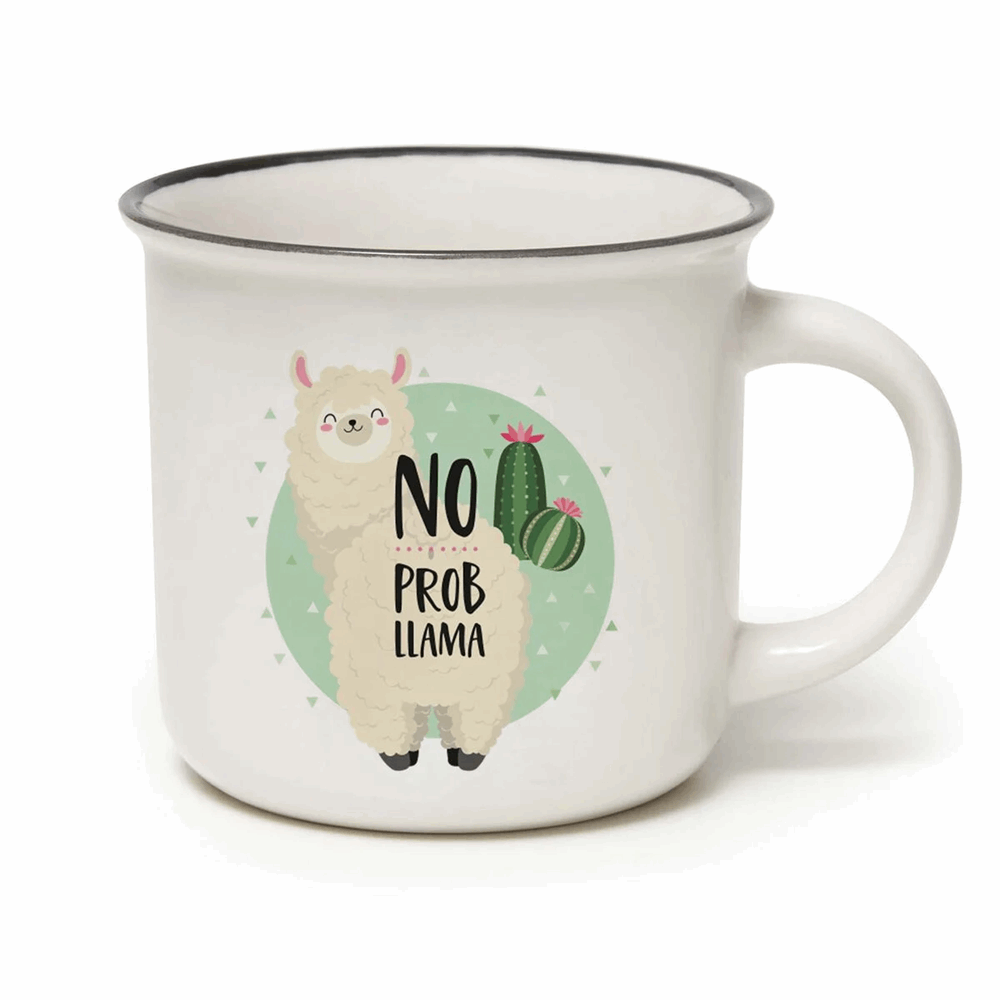 LEGAMI CUP0016 TAKE A BREAK CUP-PUCCINO MUG LLAMA
