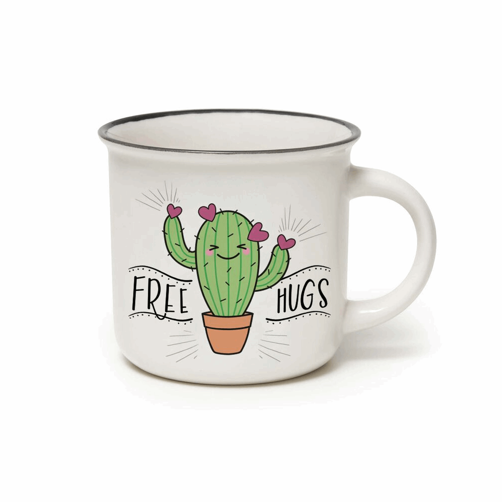 LEGAMI CUP0022 TAKE A BREAK CUP-PUCCINO MUG CACTUS
