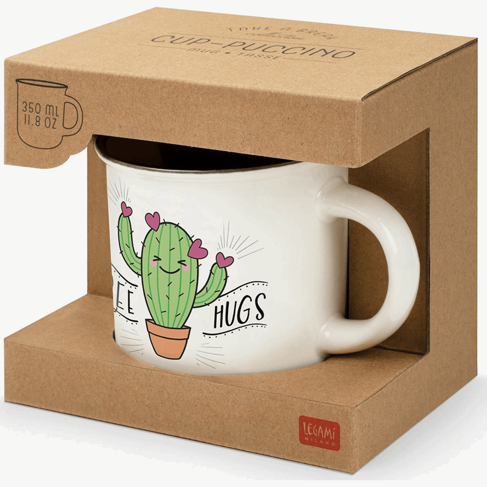 LEGAMI CUP0022 TAKE A BREAK CUP-PUCCINO MUG CACTUS