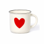 LEGAMI CUP0037 TAKE A BREAK CUP-PUCCINO MUG HEART