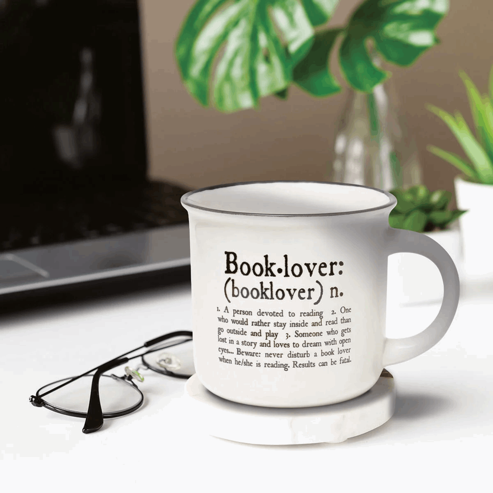 LEGAMI CUP0045 TAKE A BREAK CUP-PUCCINO MUG BOOK LOVER