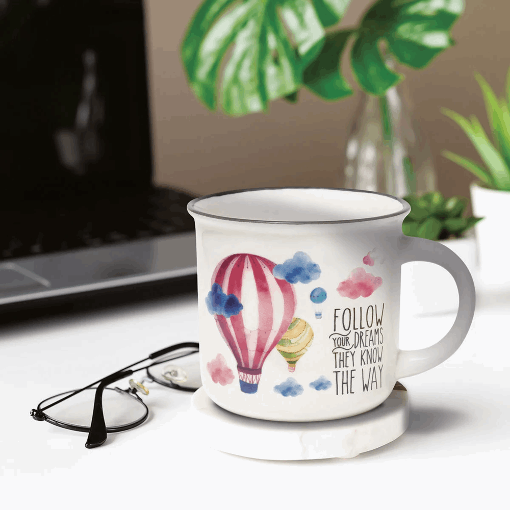 LEGAMI CUP0042 TAKE A BREAK CUP-PUCCINO MUG AIRBALOON
