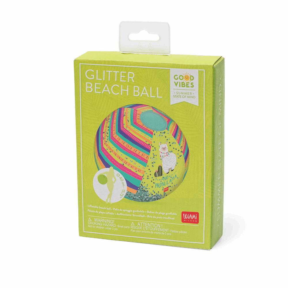 LEGAMI BB0005 INFLATABLE BEACH BALL - LLAMA