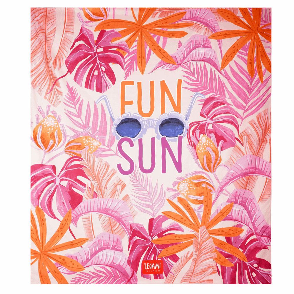 LEGAMI BTM0004 BEACH TOWEL MAXI - TROPICAL -