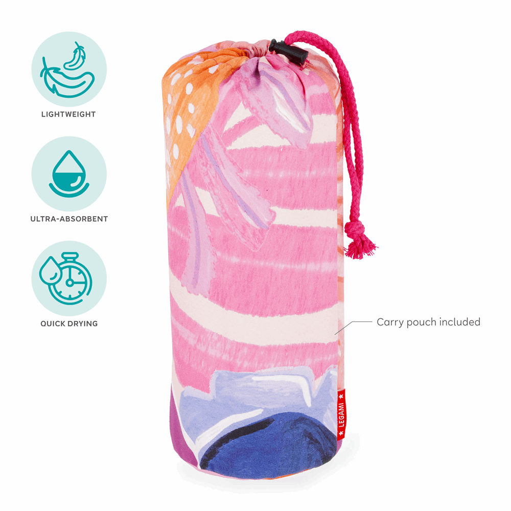 LEGAMI BTM0004 BEACH TOWEL MAXI - TROPICAL -