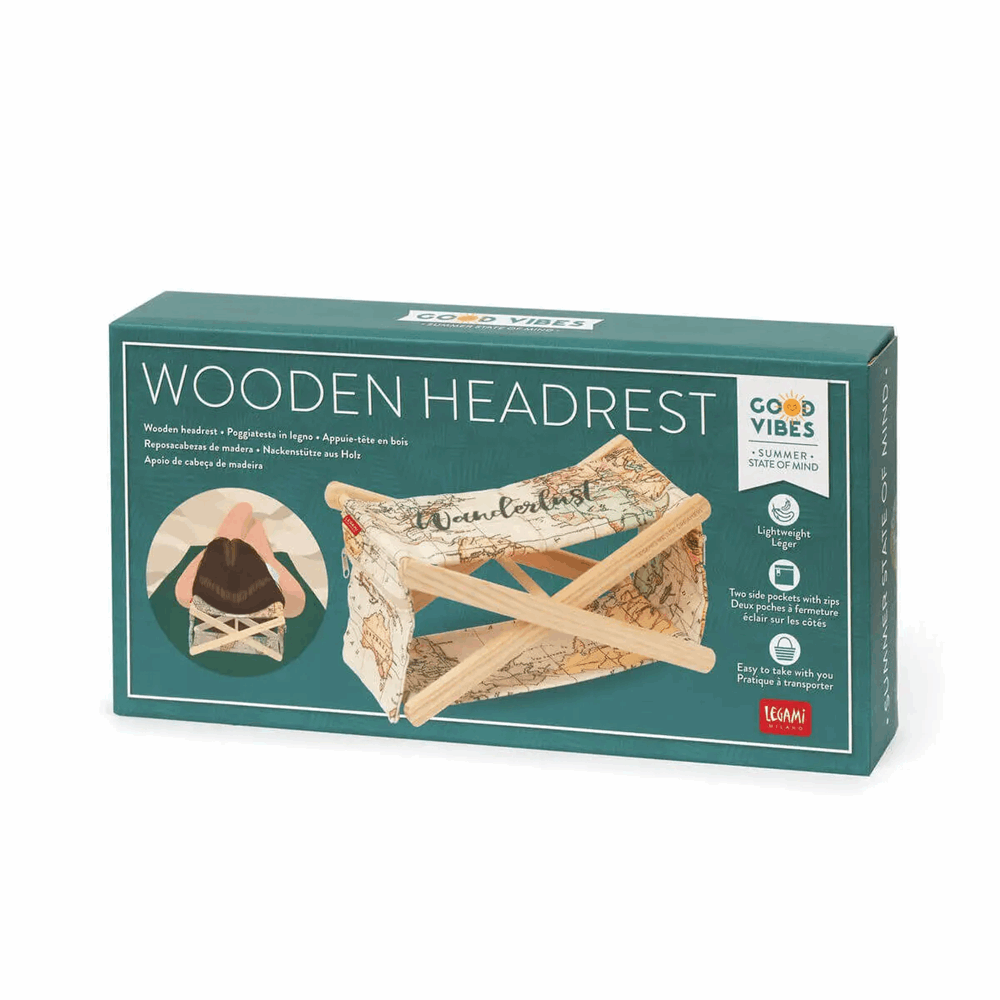 LEGAMI WHR0001 WOODEN HEADREST - TRAVEL