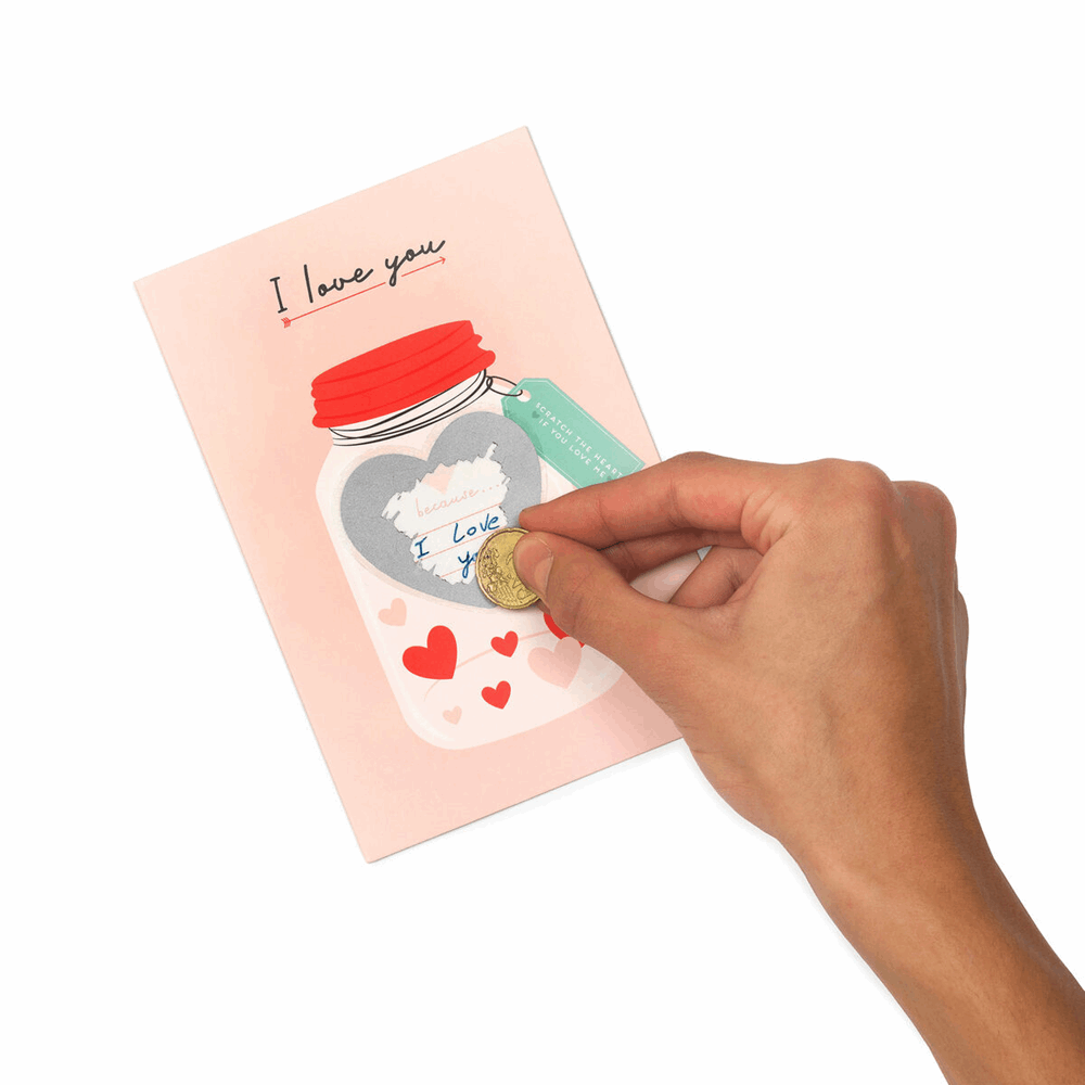 LEGAMI BGSKIT1 SCRATCH OFF CARD HEART