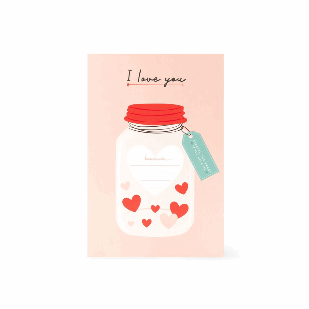 LEGAMI BGSKIT1 SCRATCH OFF CARD HEART